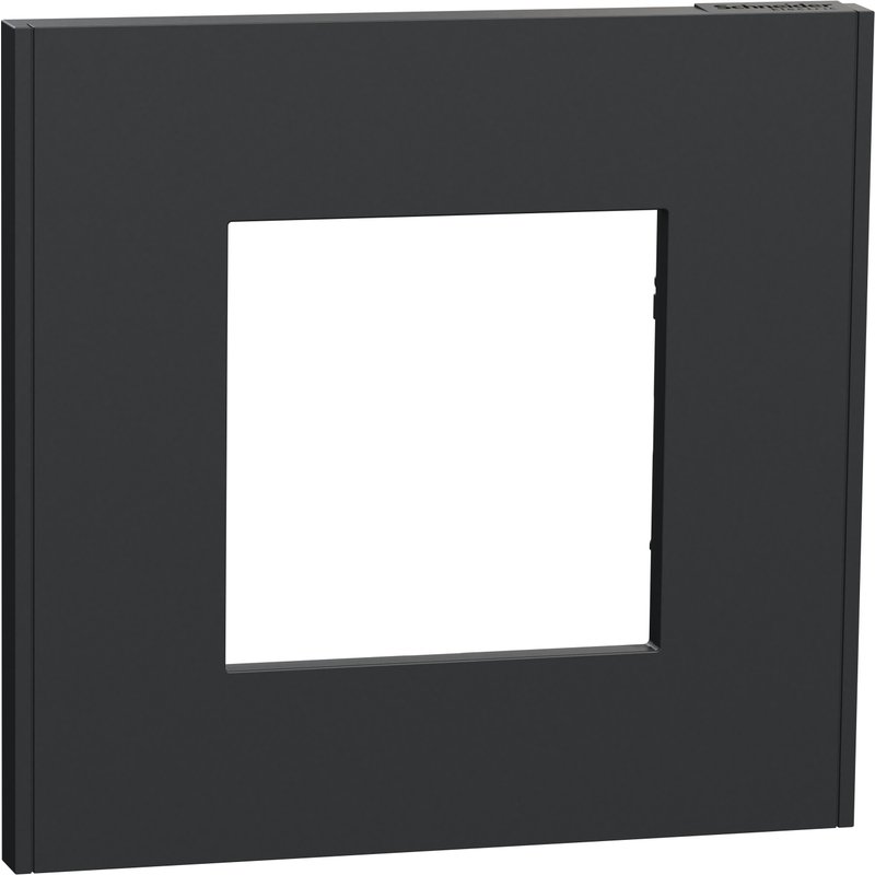 Moldura 1 elemento new unica antracite schneider