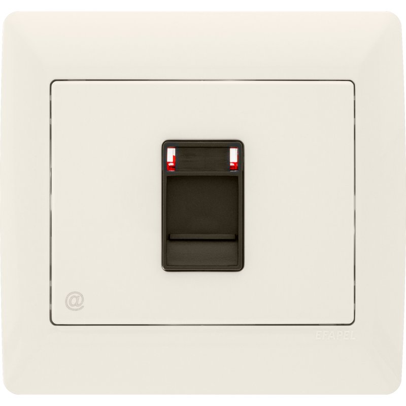 Tomada rj45 marfim