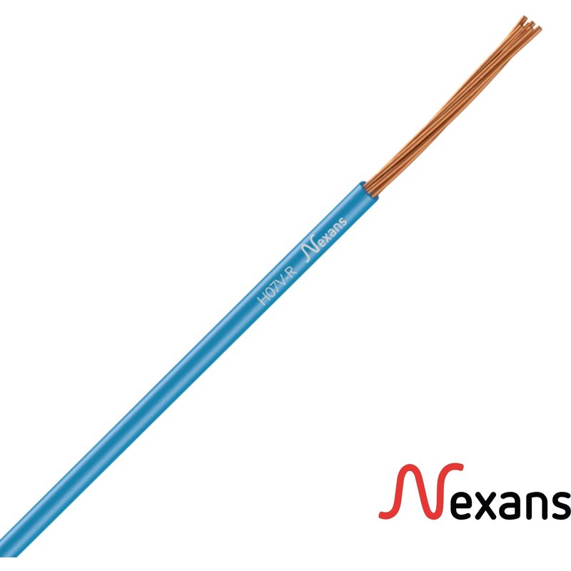 H07v-r 1x16mm cabo azul nexans cortado 1m