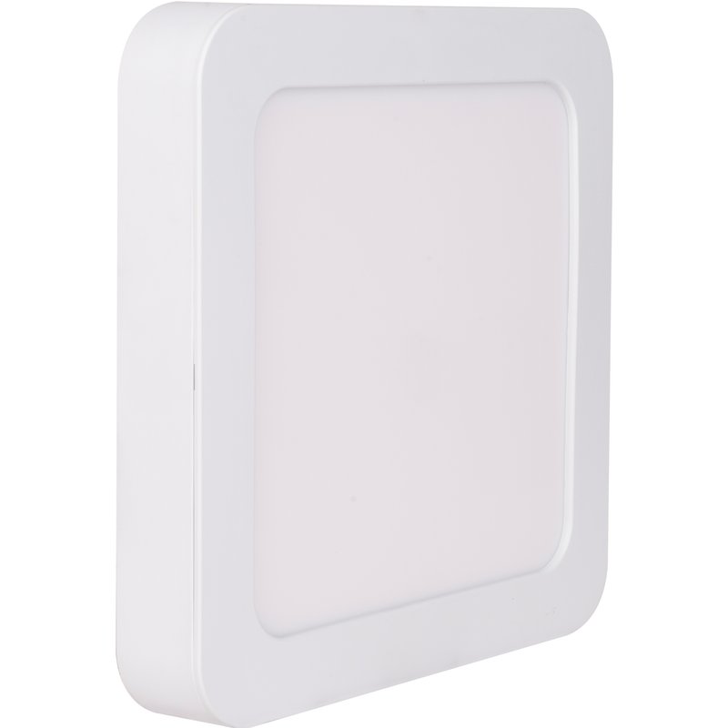 Downlight led quadrado branco 22cm allinone