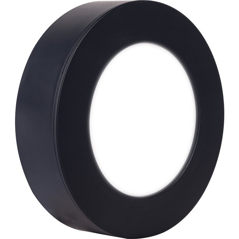 Downlight led redondo preto 12cm allinone