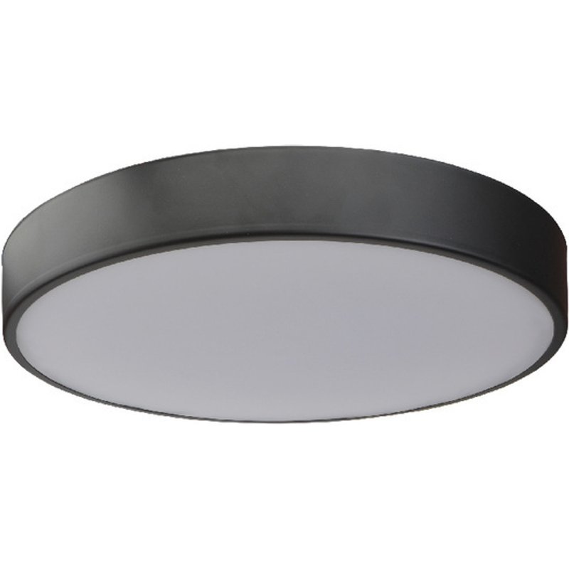 Luz de teto led para casa de banho wapta preta 1200lm