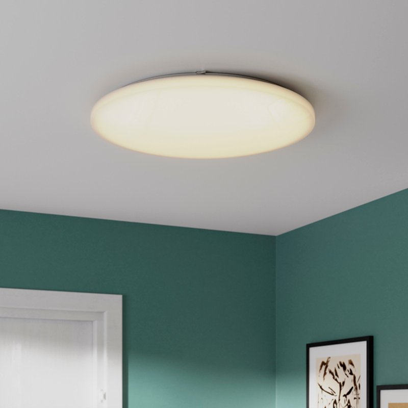 Luz de teto led breanne 36w 3100lms 57cm