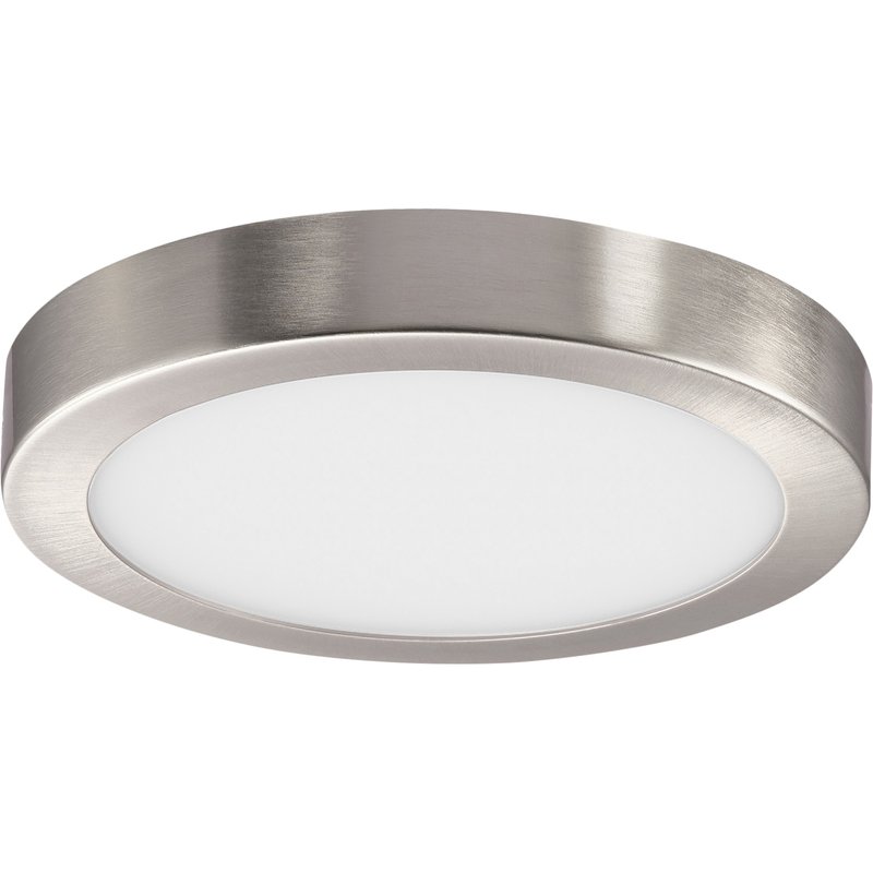 Plafon led redondo metálico cromado aius 21,5cm cooke & lewis