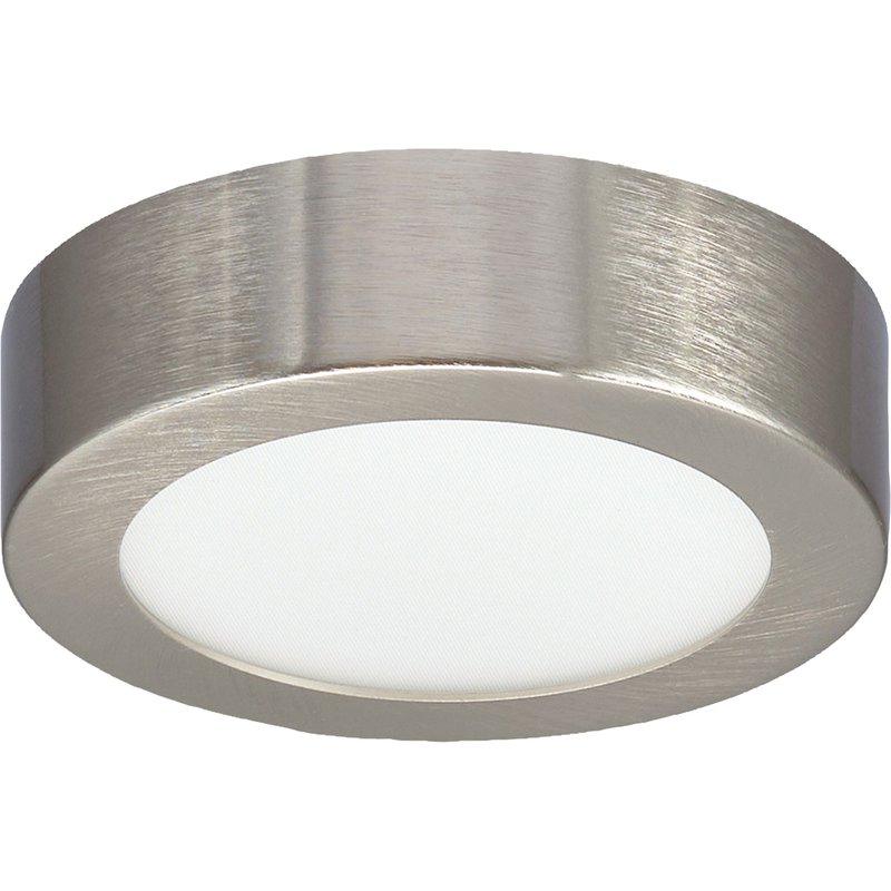 Plafon led redondo metálico cromado aius 11,5cm cooke & lewis