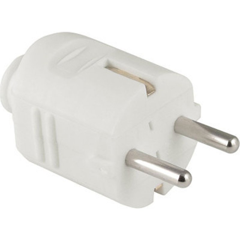 Ficha 16a 250v branca