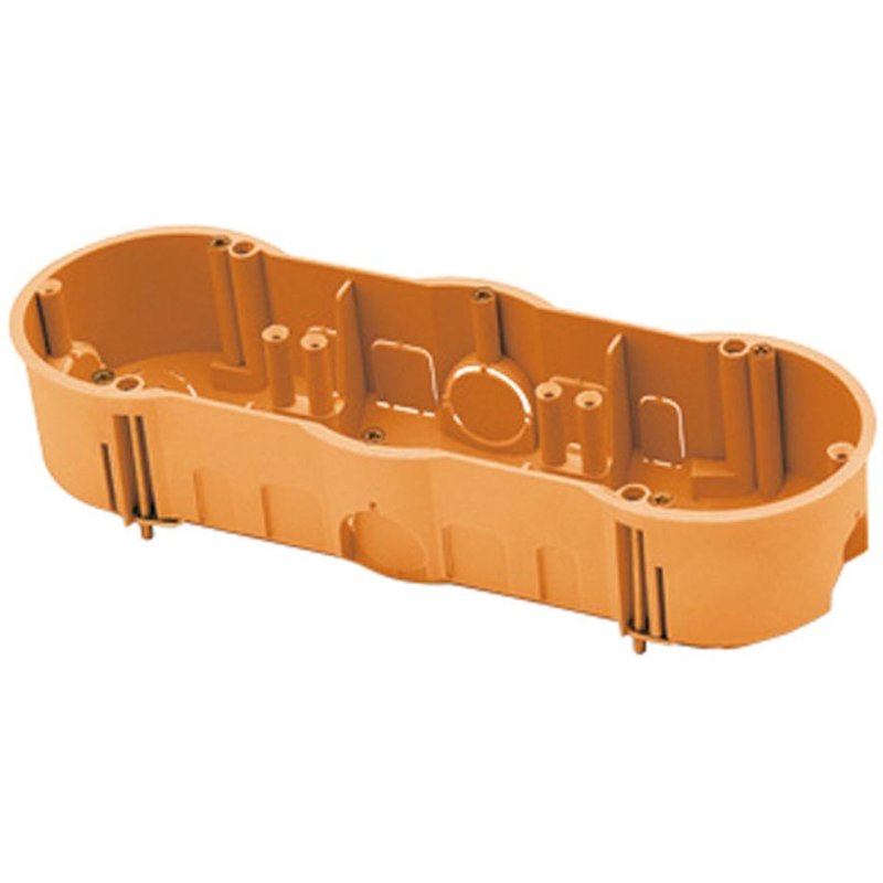 Caixa tripla embutir 67 x 45 mm para pladur