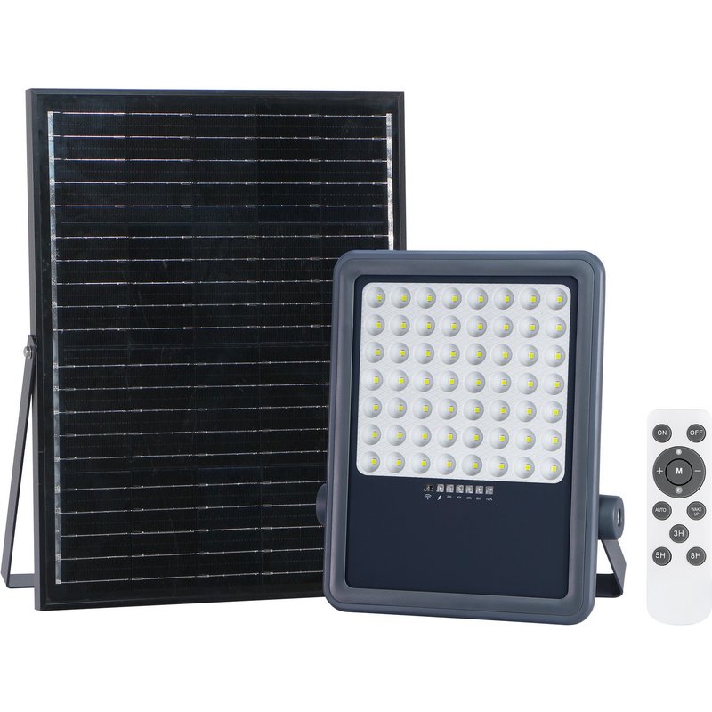 Projetor led solar 300w 2700lm 6000k ip65