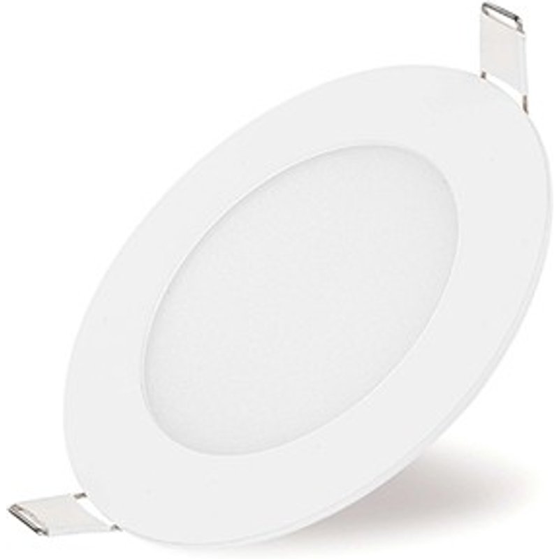Downlight led redondo branco 12cm 6w 6000k