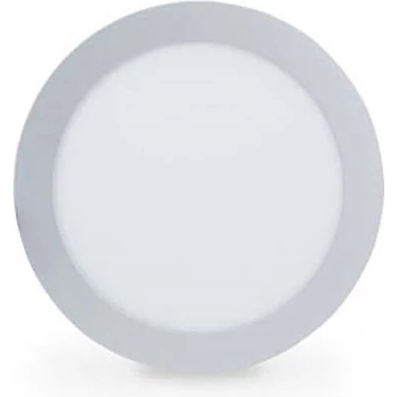 Downlight led redondo cinzento 17cm 12w 4000k