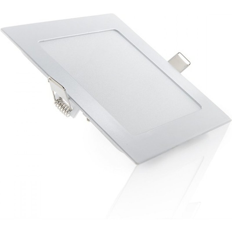 Downlight quadrado branco 18w 22cm