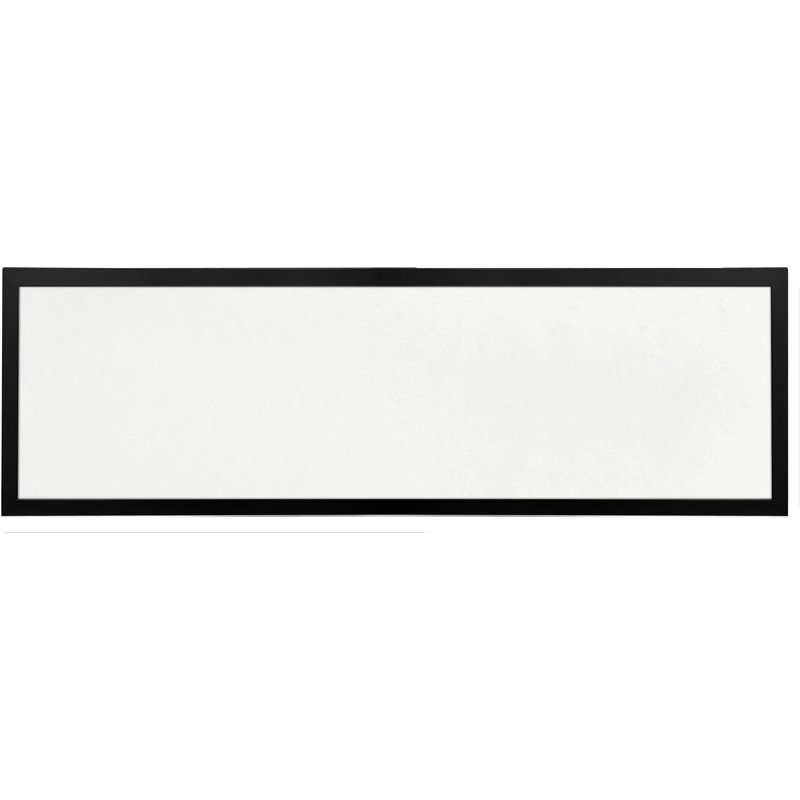 Painel de superfície preto 48w 120x30cm