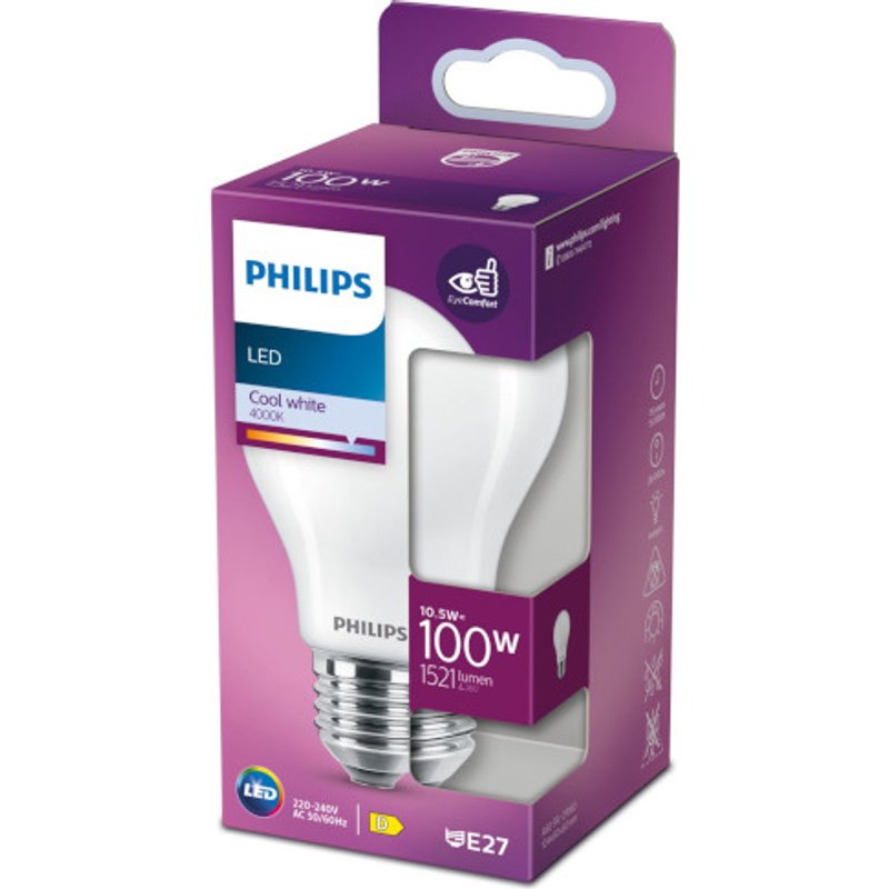 Led classic 100w e27 cw a60 fr nd 1pf/10