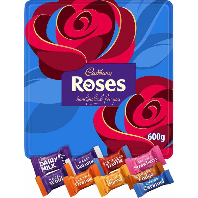 Cadbury Roses Chocolates Limited Edition Tin 600g