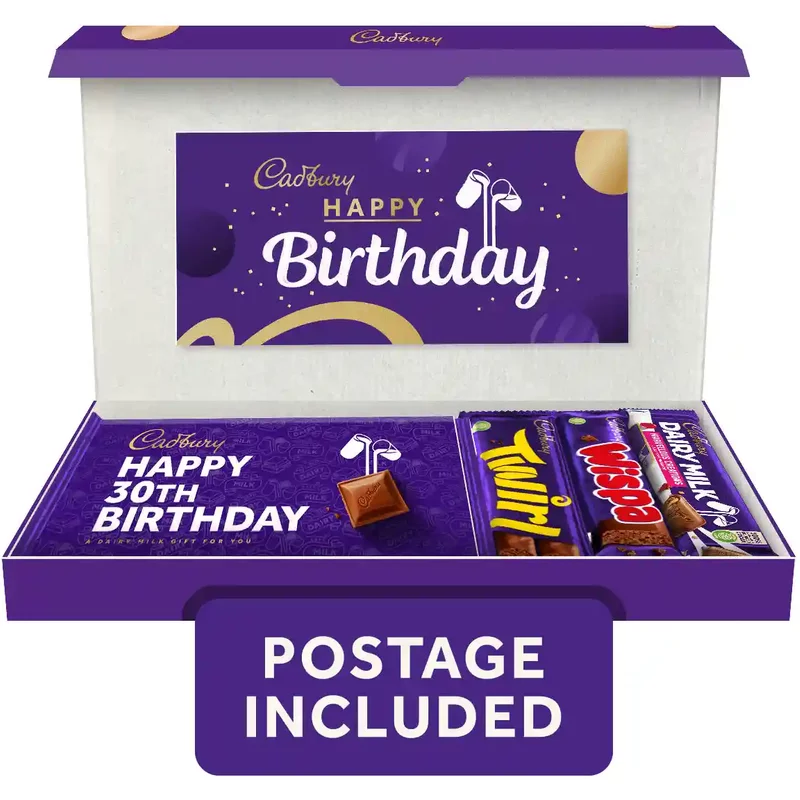 Cadbury Happy 30th Birthday Letterbox Chocolate Gift