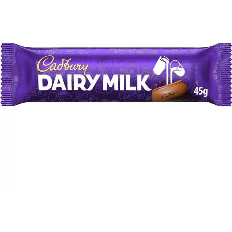 Cadbury Dairy Milk Chocolate Bar 45g
