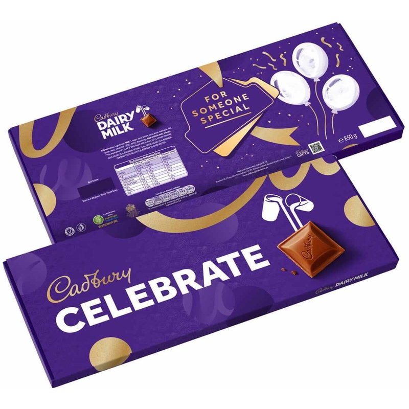 Cadbury Dairy Milk Celebrate XL Chocolate Bar 850g