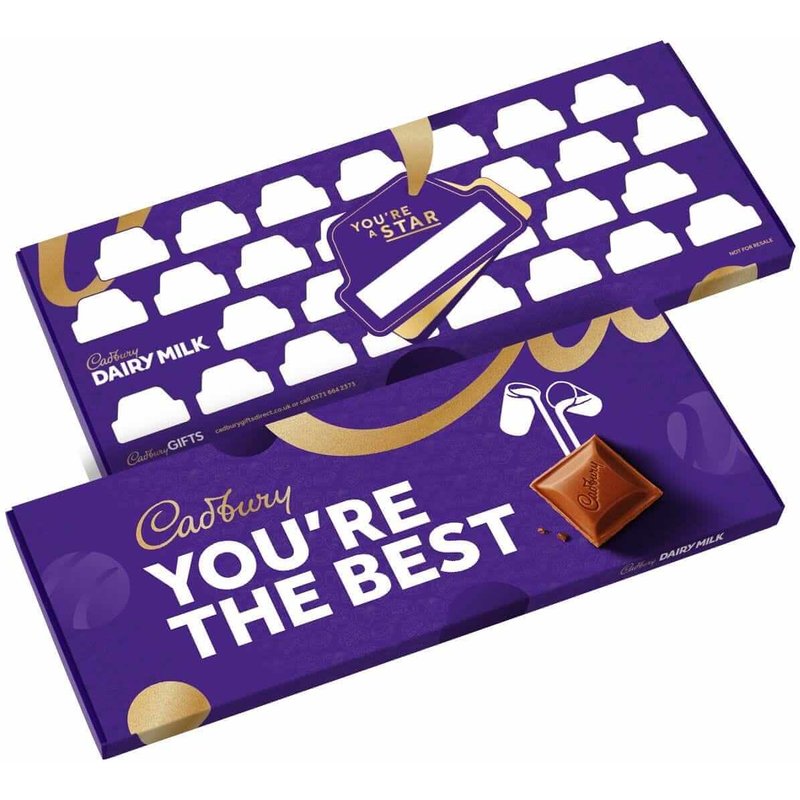 Cadbury Dairy Milk You're The Best - Multi Signature XL Chocolate Bar