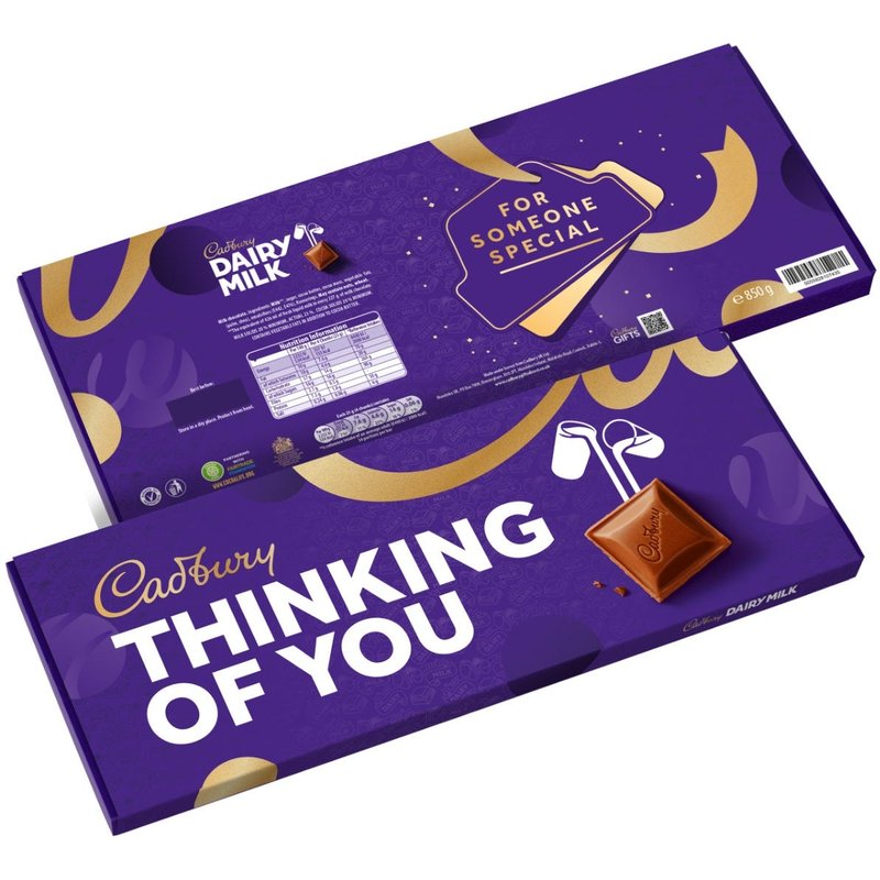 Cadbury Dairy Milk Thinking of You XL Chocolate Bar 850g