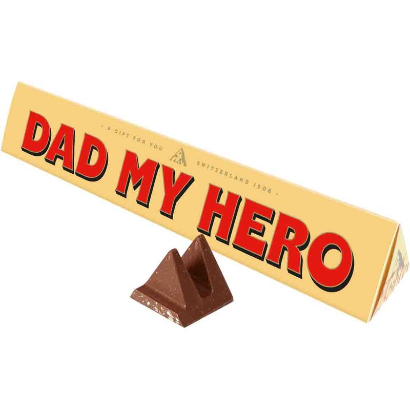 Toblerone Dad My Hero Chocolate Bar 100g