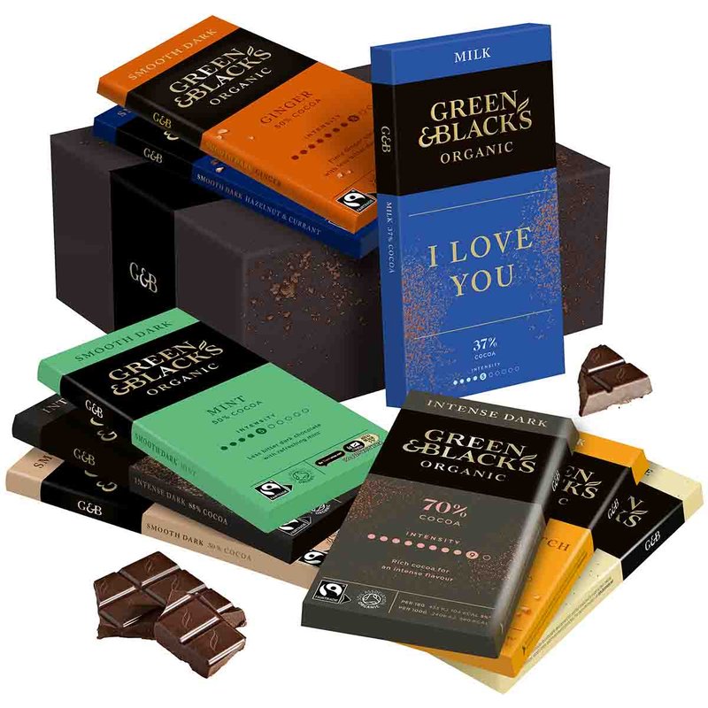 Green & Black's Ultimate I Love You Chocolate Bar Gift