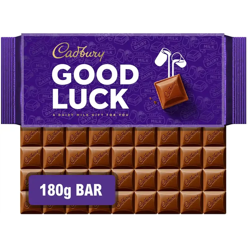 Cadbury Good Luck Dairy Milk Chocolate Bar 180g