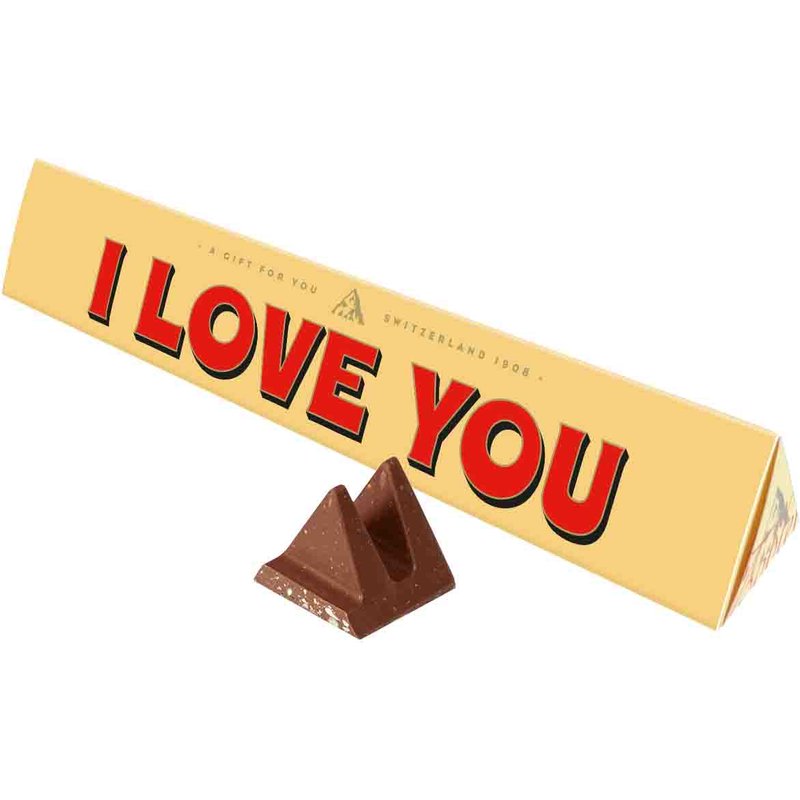 Toblerone I Love You Chocolate Bar 100g