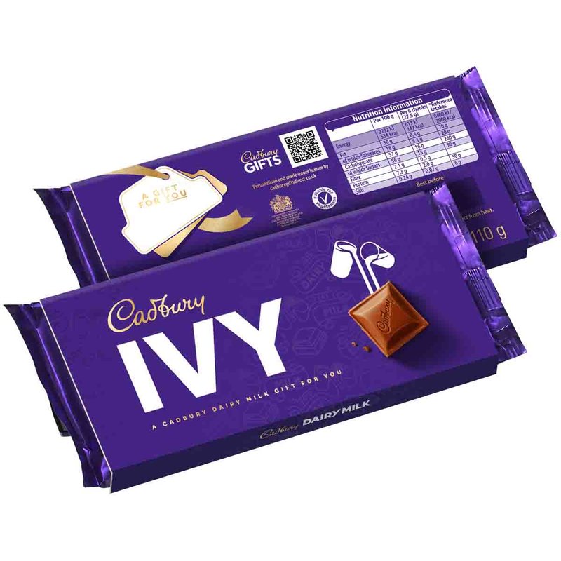 Cadbury Dairy Milk Ivy Chocolate Bar with Sleeve 110g