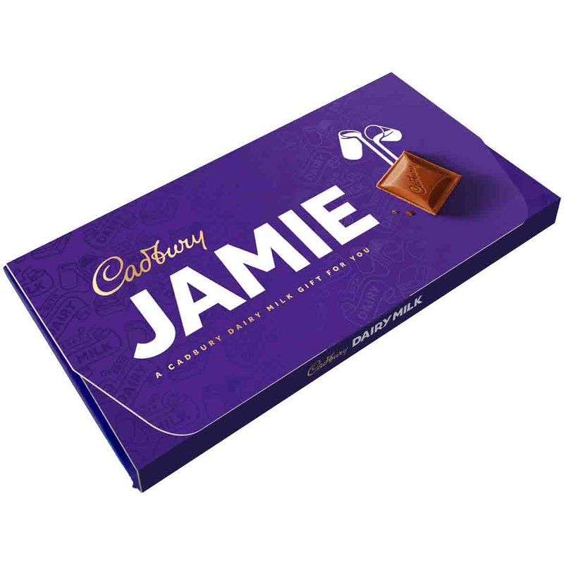 Cadbury Jamie Dairy Milk Chocolate Bar with Gift Envelope 110g