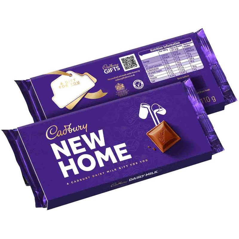 Cadbury Dairy Milk New Home Chocolate Bar with Sleeve 110g
