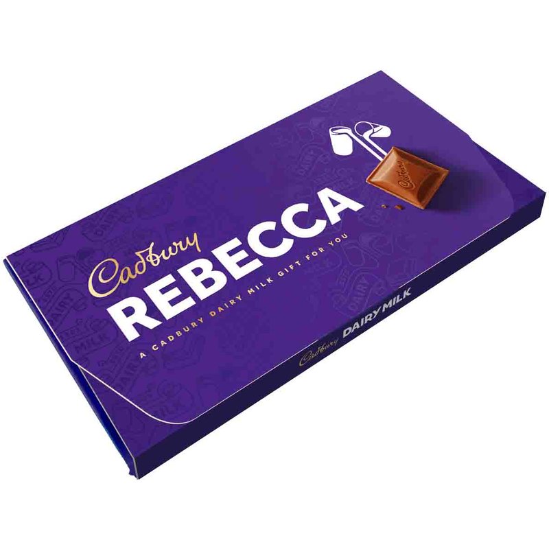 Cadbury Rebecca Dairy Milk Chocolate Bar with Gift Envelope 110g