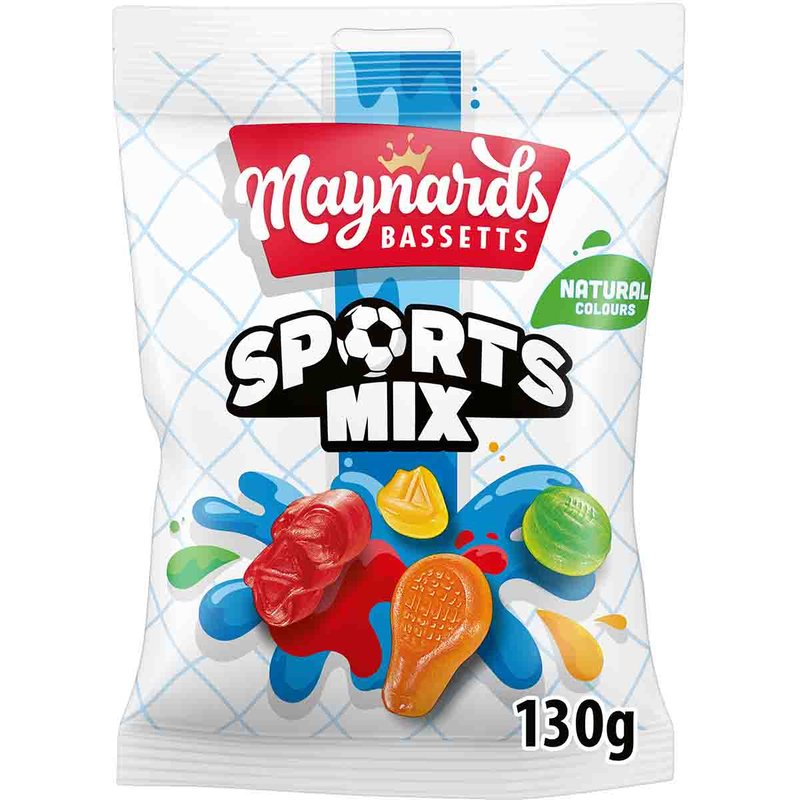 Maynards Bassetts Sports Mix 130g Box of 10