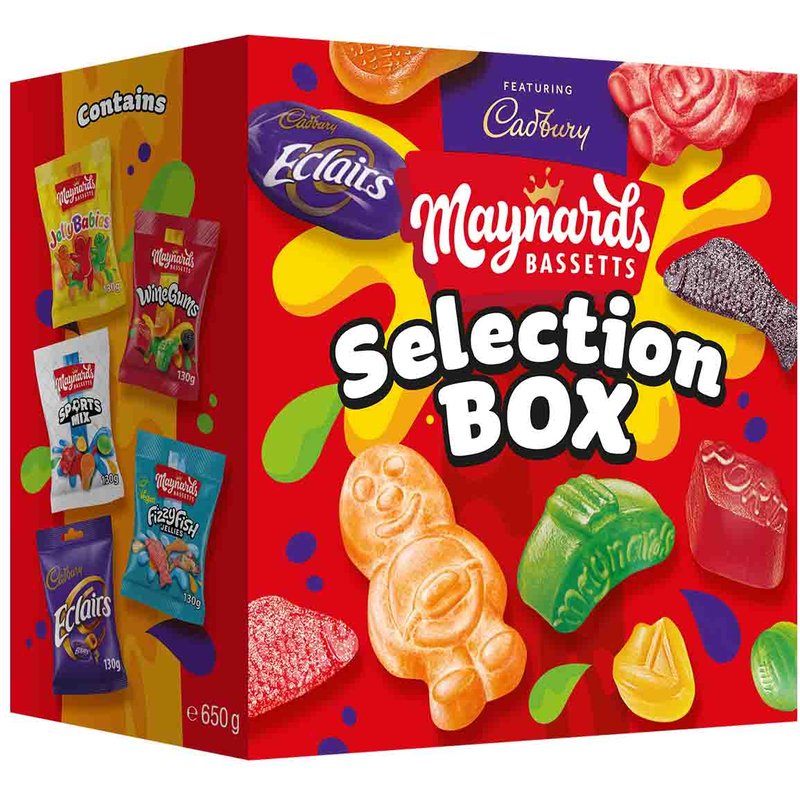Cadbury & Maynards Bassetts Sweet Selection Box 610g