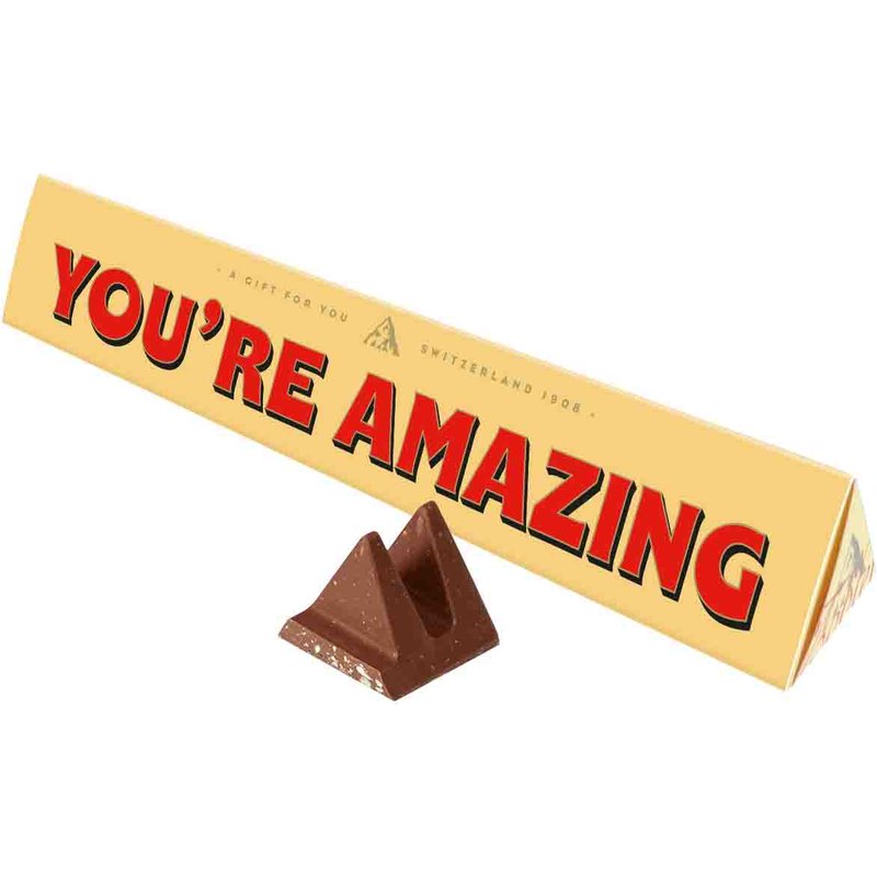 Toblerone You're Amazing Chocolate Bar 100g