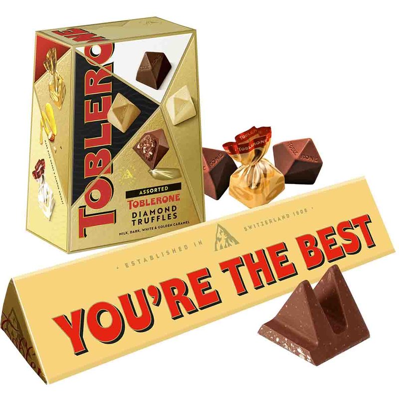 You're The Best Toblerone Bar & Truffles Chocolate Bundle