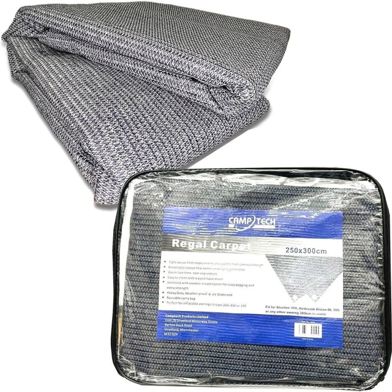 Camptech Regal Awning Carpet - 573X300 (Fits Buckingham Size 13)