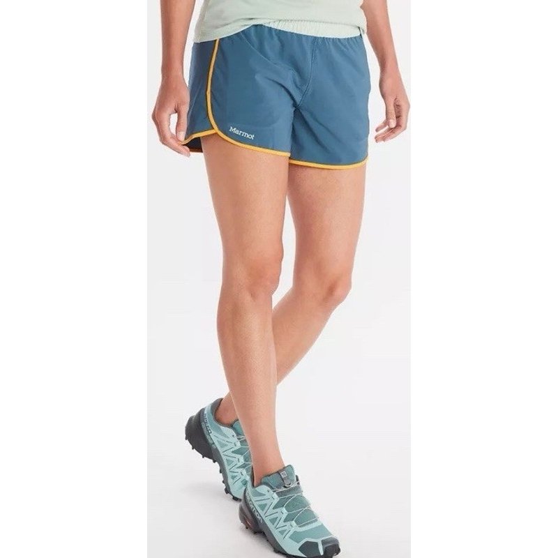 Marmot Womens Elda Shorts (Dusty Teal / Multi) - Dusty Teal, XL