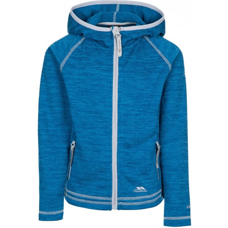 Trespass Goodness Full Zip Fleece Hoodie - 9/10 - Cosmic Blue