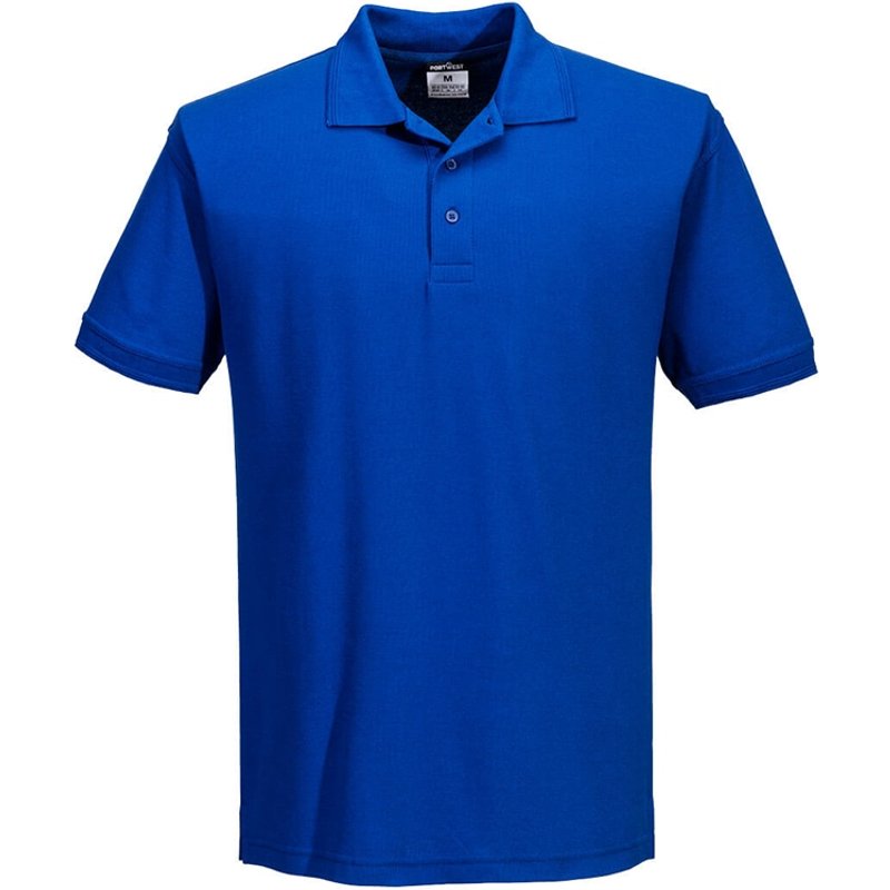Portwest Naples Polo Shirt Royal Blue S