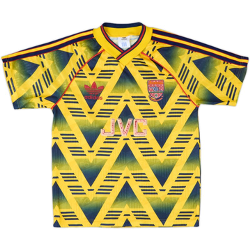 1991-93 Arsenal away shirt, the adidas bruised banana
