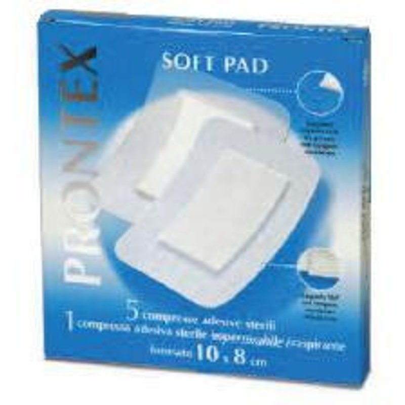 Garza prontex soft 10x8cm 6pz