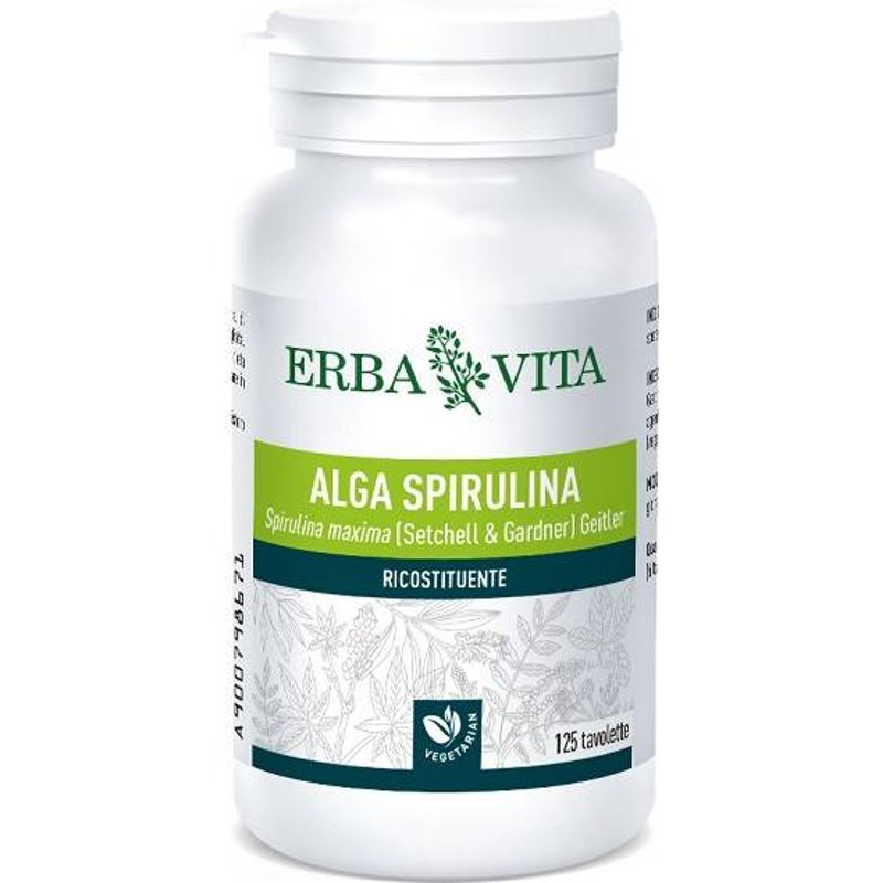 Alga spirulina 125tav 400mg ev