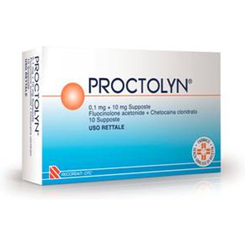 Proctolyn*10supp 0,1mg+10mg