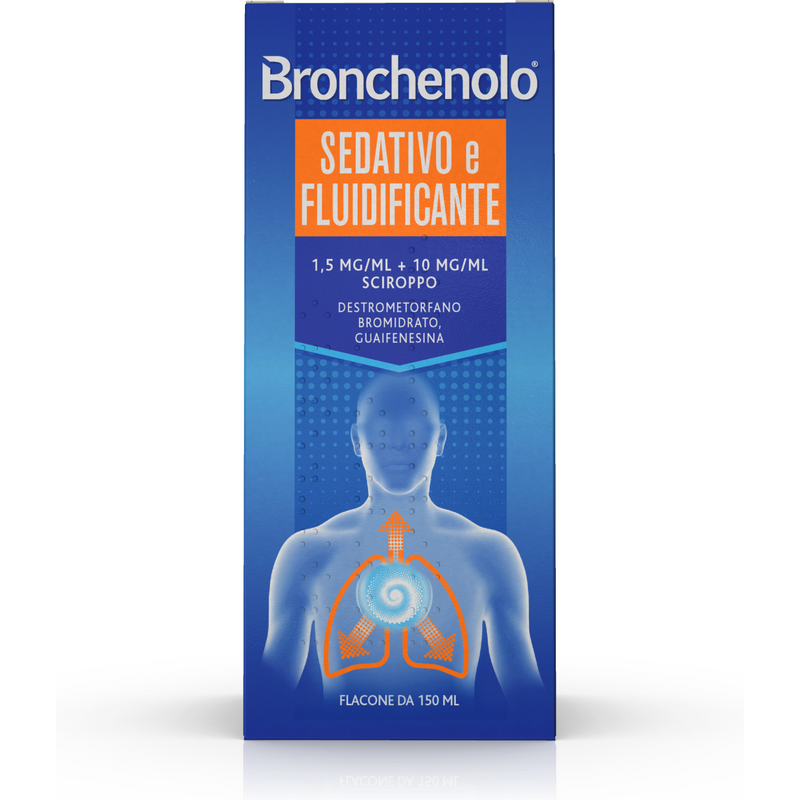 Bronchenolo sedativo fluidificante sciroppo 150ml 1,5mg + 10mg