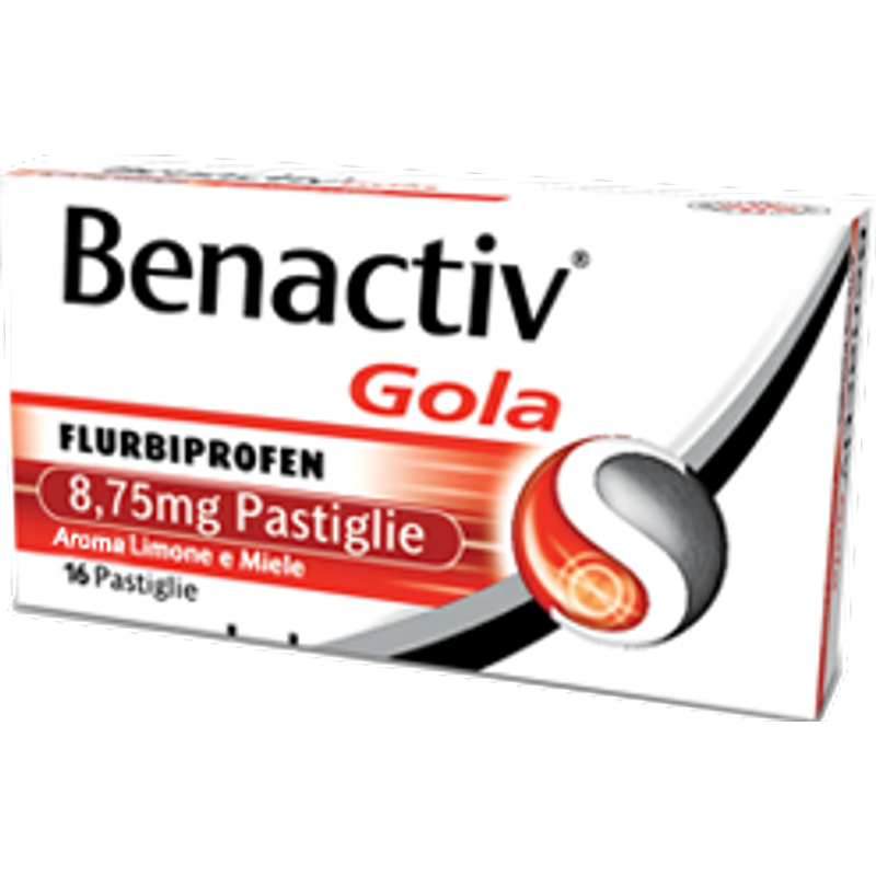 Benactiv gola 16 pastiglie limone miele
