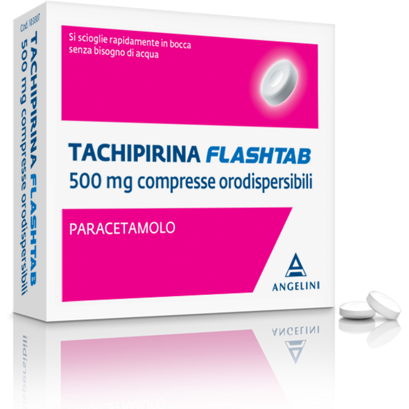 Tachipirina paracetamolo flashtab 16 compresse 500mg