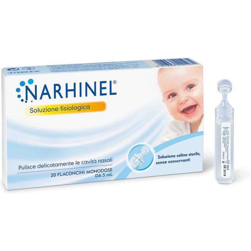 Narhinel soluzione fisiologica 20 flaconi 5ml