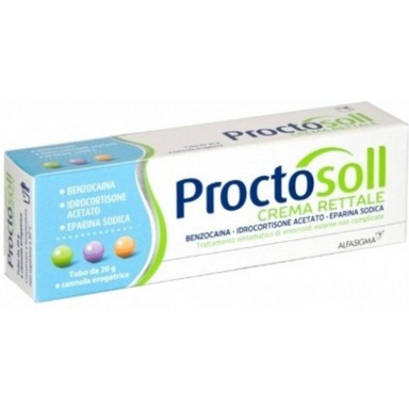 Proctosoll crema rettale 30g