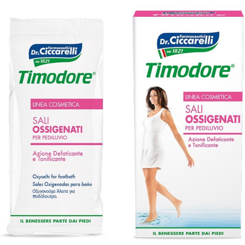 Timodore sali ossigenati per pediluvio ad azione defaticante e tonificante 400gr