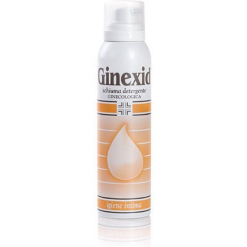 Ginexid schiuma detergente ginecologica per l'igiene quotidiana pH 4,5 150ml